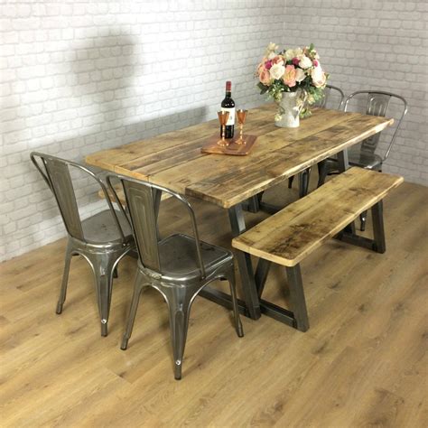 metal farm house tablr|rustic wood and metal tables.